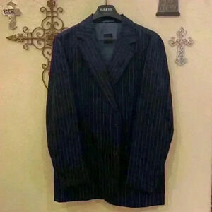 Hugo boss the navy blue striped jacket 42R